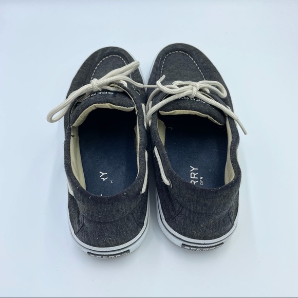 Sperry Top Slider Cloth Boat Shoes Sz 12 - Picture 6 of 12